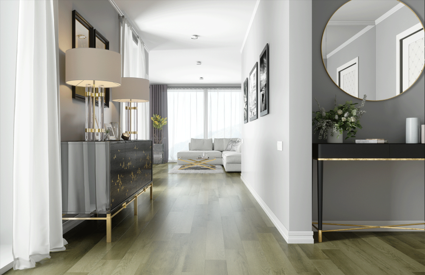Кварцевый ламинат Home Expert Натуральный Дуб Весенний Луг 1205/0-009